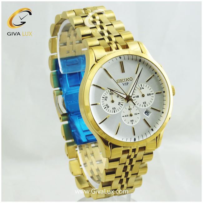 ساعت سه موتوره کورنوگراف فول استیل سیکو