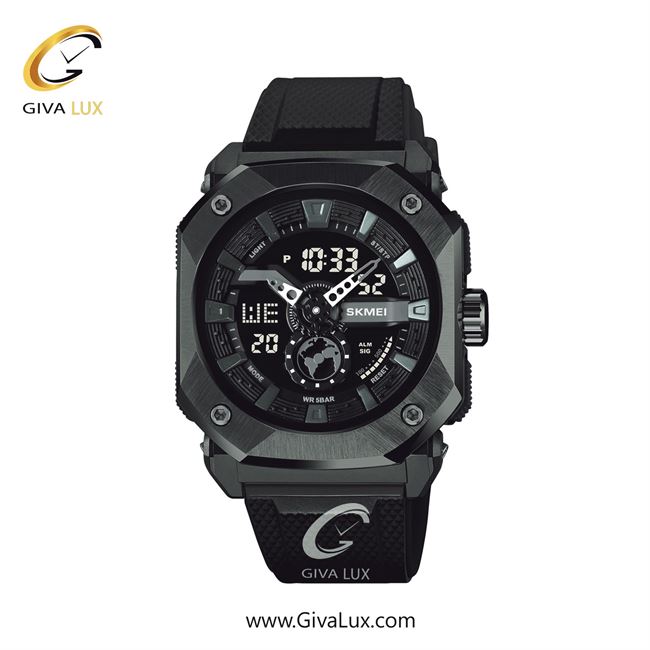 ساعت مچی اورجینال مردانه اسکمی (Skmei) سه زمانه مشکی | مشکی| مشکی| کد رفرنس 2272