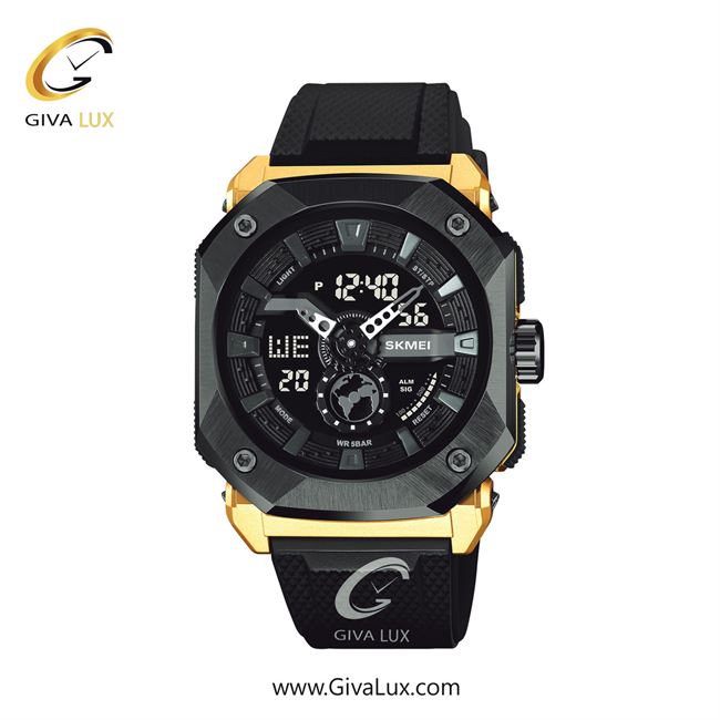 ساعت مچی اورجینال مردانه اسکمی (Skmei) سه زمانه مشکی | مشکی| مشکی| کد رفرنس 2272