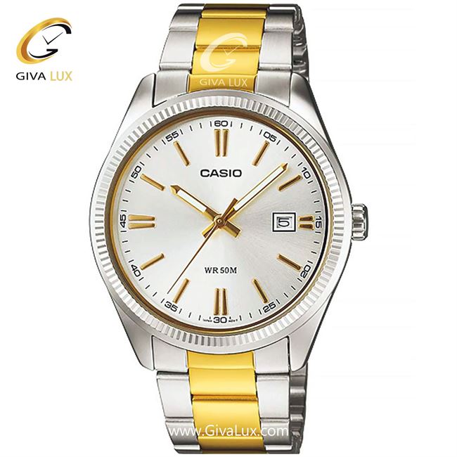 ساعت مچی اورجینال مردانه کاسیو Casio نقره ای | طلایی| نقره ای| کد رفرنس MTP-1302SG-7AVDF