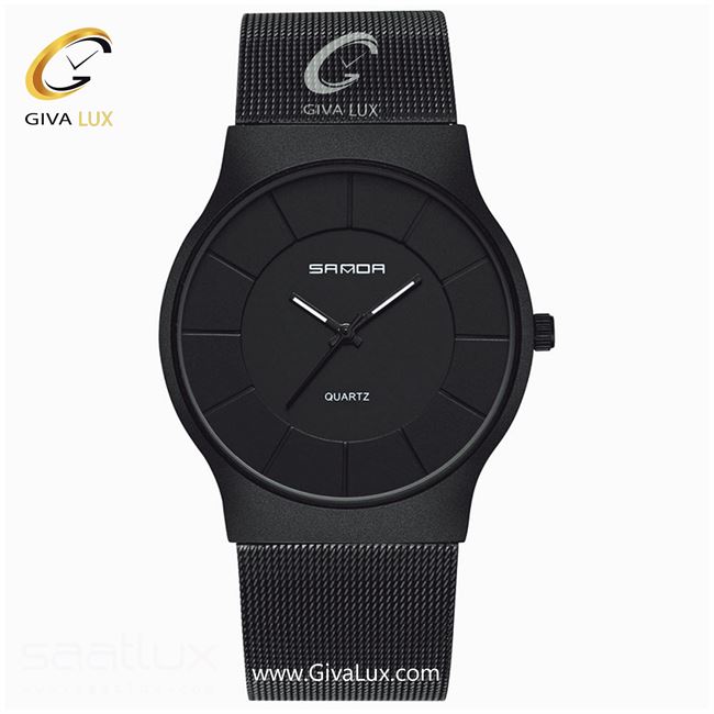 ساعت مچی مردانه بند حصیری ساندا مدل SANDA 209