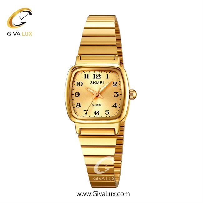 ساعت مچی اورجینال زنانه اسکمی (Skmei) طلایی | طلایی| طلایی| کد رفرنس 2292