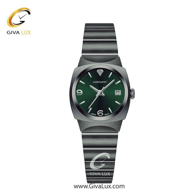 ساعت مچی اورجینال زنانه گرناویک طوسی | طوسی| سبز یشمی تیره| کد رفرنس G230