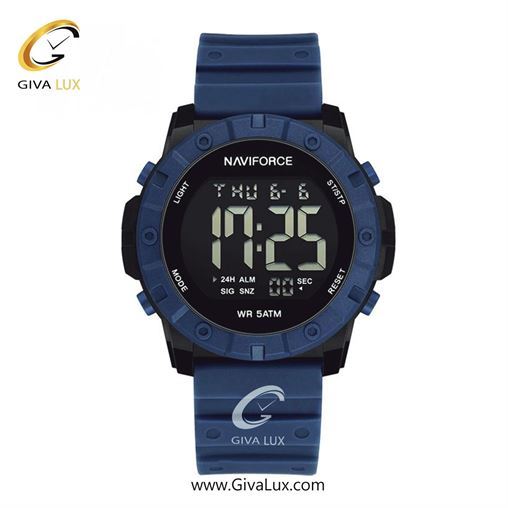 ساعت مچی اورجینال یونیسکس ناوی فورس|Naviforce|نوی فورس|نیوی فورس آبی-مشکی | آبی| مشکی| کد رفرنس NF7110
