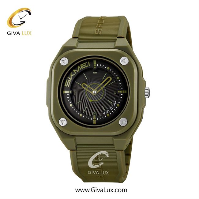ساعت مچی اورجینال مردانه اسکمی (Skmei) سبز | سبز| مشکی| کد رفرنس 2329
