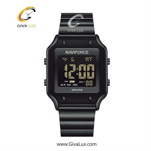 ساعت مچی اورجینال زنانه ناوی فورس|Naviforce|نوی فورس|نیوی فورس مشکی | مشکی| مشکی| کد رفرنس NF5046 B/B/B