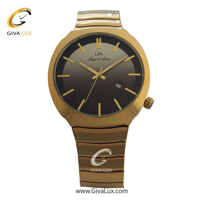 ساعت مچی اورجینال LdA مردانه طلایی | طلایی | مشکی | کد رفرنس 2400
