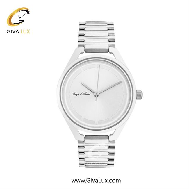 ساعت مچی اورجینال زنانه LdA | لوئیجی د آنا | Luigi d'Ana نقره ای | نقره ای| نقره ای| کد رفرنس 2410