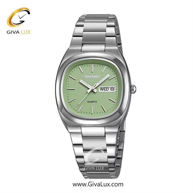 ساعت مچی اورجینال مردانه اسکمی (Skmei)  نقره ای | نقره ای| سبز| کد رفرنس 2420