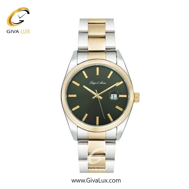 ساعت مچی اورجینال زنانه LdA طلایی | طلایی-نقره ای| سبز| کد رفرنس 2439