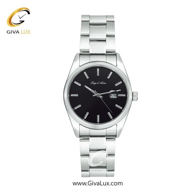 ساعت مچی اورجینال زنانه LdA نقره ای | نقره ای| مشکی| کد رفرنس 2439