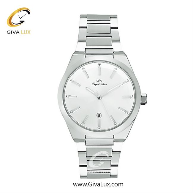 ساعت مچی اورجینال مردانه LdA نقره ای | نقره ای| نقره ای| کد رفرنس 2459