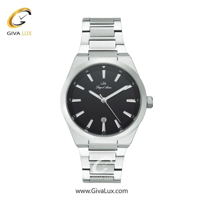 ساعت مچی اورجینال زنانه LdA نقره ای | نقره ای| مشکی| کد رفرنس 2460