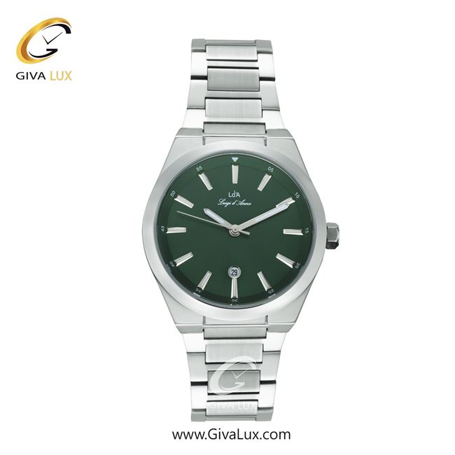 ساعت مچی اورجینال زنانه LdA نقره ای | نقره ای| سبز| کد رفرنس 2460