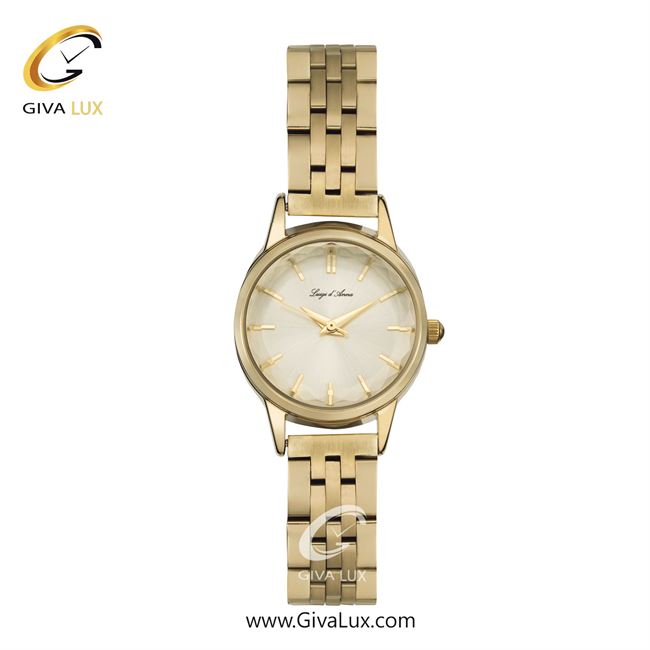 ساعت مچی اورجینال زنانه LdA طلایی | طلایی| طلایی| کد رفرنس 2464
