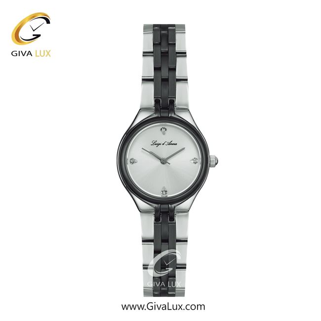 ساعت مچی اورجینال زنانه LdA مشکی | مشکی-نقره ای| نقره ای| کد رفرنس 2465