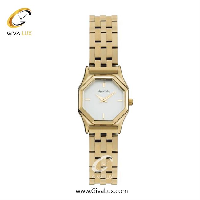 ساعت مچی اورجینال زنانه LdA طلایی | طلایی| سفید| کد رفرنس 2466