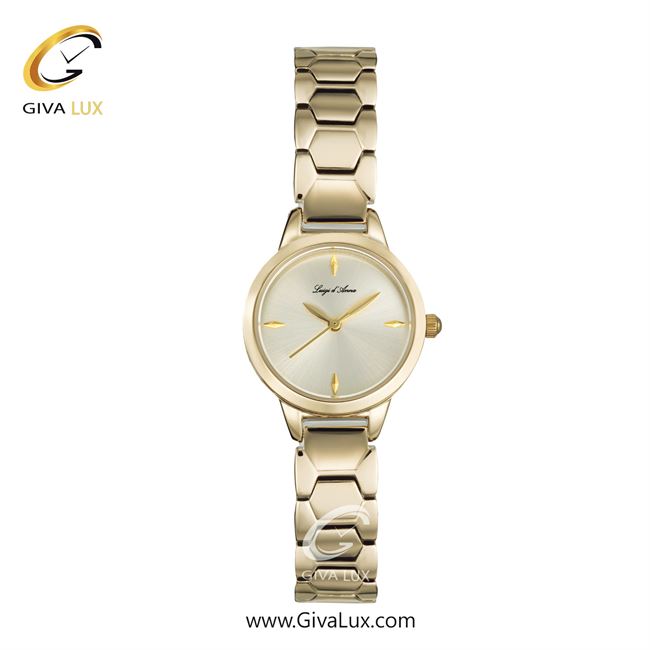ساعت مچی اورجینال زنانه LdA طلایی | طلایی| طلایی| کد رفرنس 2467