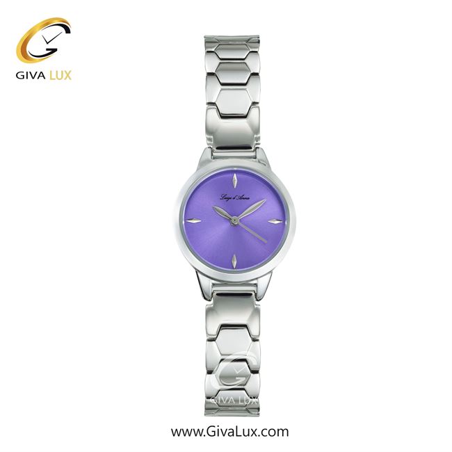ساعت مچی اورجینال زنانه LdA نقره ای | نقره ای| بنفش| کد رفرنس 2467