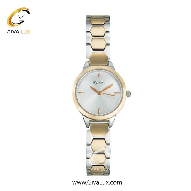 ساعت مچی اورجینال زنانه LdA طلایی | نقره ای-طلایی| نقره ای| کد رفرنس 2467