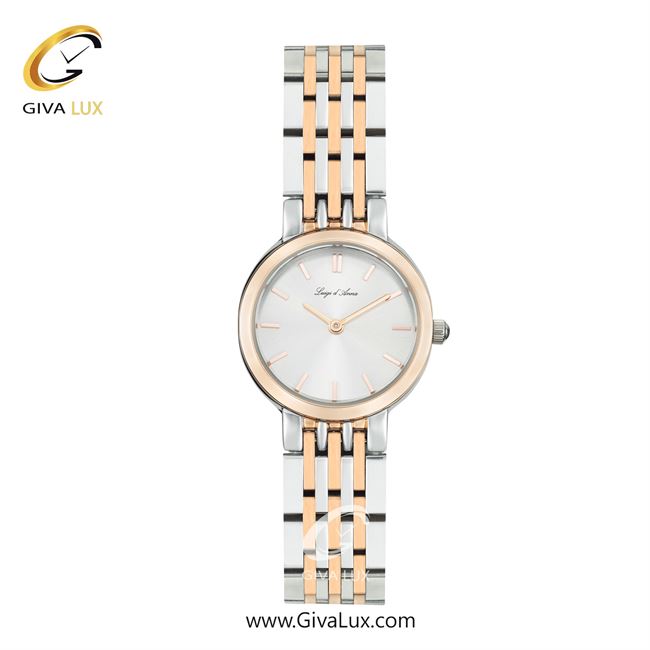 ساعت مچی اورجینال زنانه LdA رزگلد | نقره ای-رزگلد| نقره ای| کد رفرنس 2469