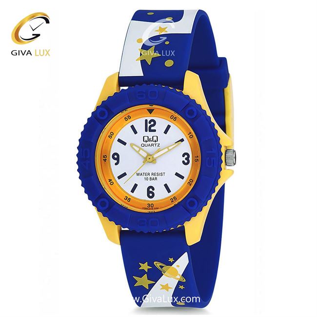 ساعت مچی اورجینال کیو اند کیو بچه گانه آبی | آبی | سفید | کد رفرنس VQ96J018Y
