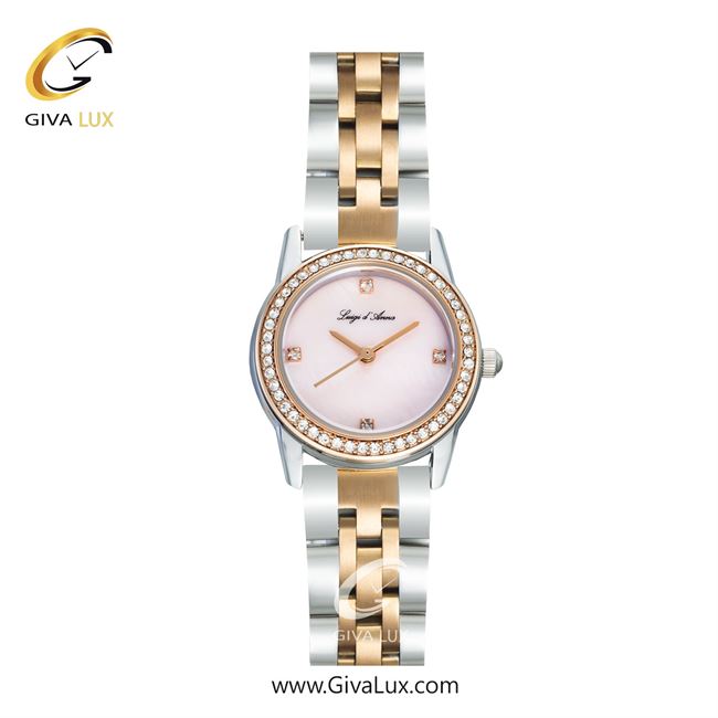 ساعت مچی اورجینال زنانه LdA رزگلد | نقره ای-رزگلد| صورتی| کد رفرنس 2470
