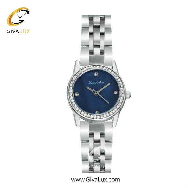 ساعت مچی اورجینال زنانه LdA نقره ای | نقره ای| سرمه ای| کد رفرنس 2470