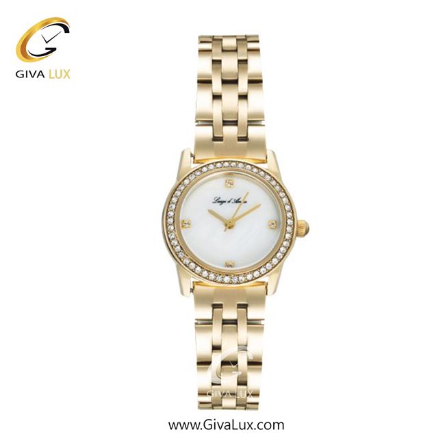 ساعت مچی اورجینال زنانه LdA طلایی | طلایی| سفید| کد رفرنس 2470
