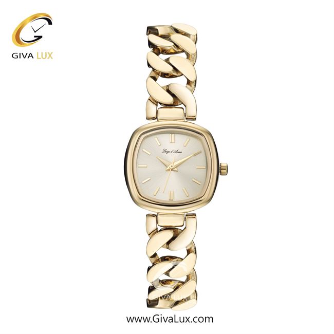 ساعت مچی اورجینال زنانه LdA طلایی | طلایی| طلایی| کد رفرنس 2472