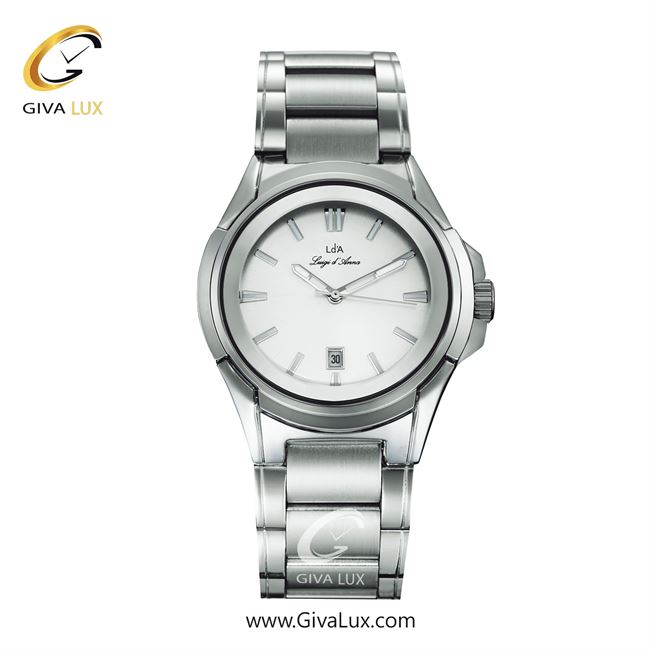ساعت مچی اورجینال مردانه LdA نقره ای | نقره ای| سفید| کد رفرنس 2474