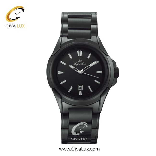 ساعت مچی اورجینال مردانه LdA مشکی | مشکی| مشکی| کد رفرنس 2474