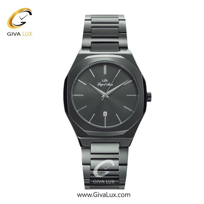 ساعت مچی اورجینال مردانه LdA تیتانیوم | تیتانیوم(زغالی)| دودی|تیتانیوم| کد رفرنس 2475