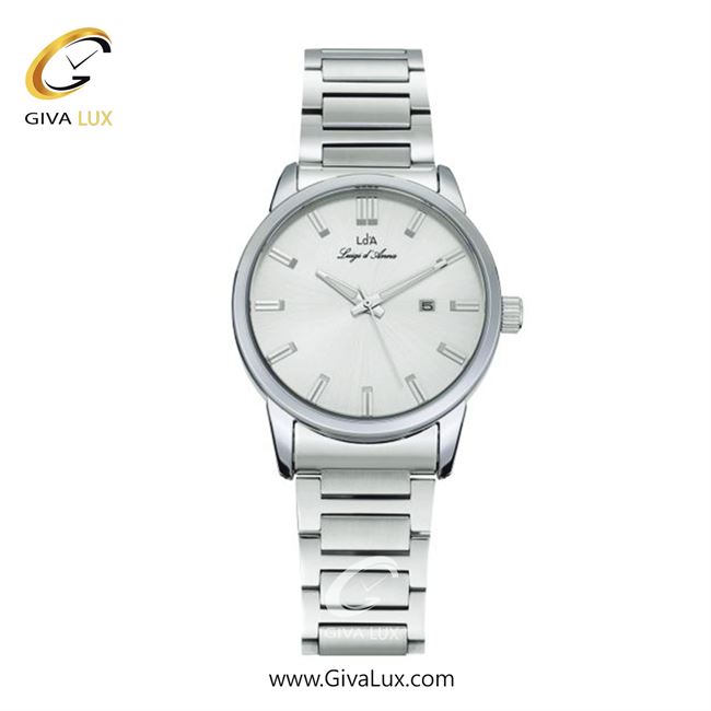 ساعت مچی اورجینال مردانه LdA نقره ای | نقره ای| نقره ای| کد رفرنس 2476