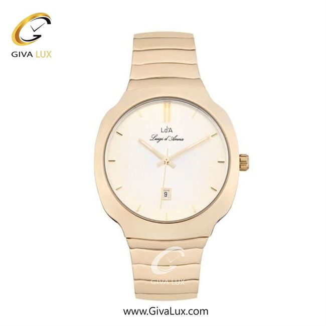 ساعت مچی اورجینال مردانه LdA | لوئیجی د آنا | Luigi d'Ana طلایی | طلایی| طلایی| کد رفرنس 2480