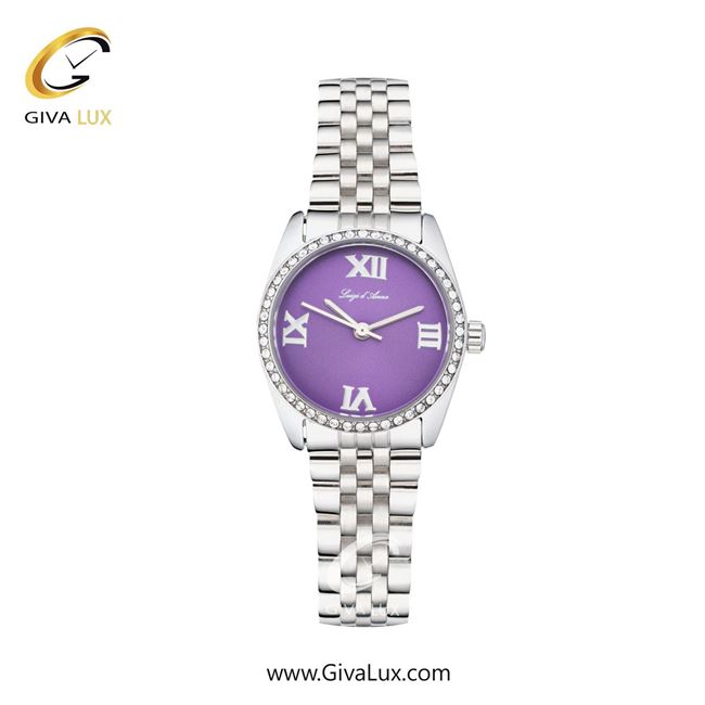 ساعت مچی اورجینال زنانه LdA | لوئیجی د آنا | Luigi d'Ana نقره ای | نقره ای| بنفش| کد رفرنس 2487