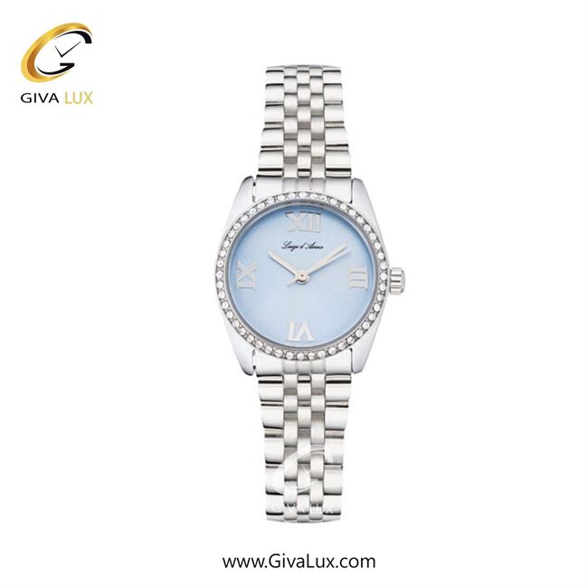 ساعت مچی اورجینال زنانه LdA | لوئیجی د آنا | Luigi d'Ana نقره ای | نقره ای| آبی| کد رفرنس 2487