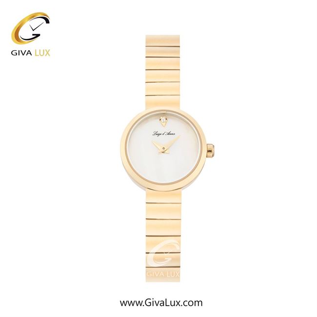 ساعت مچی اورجینال زنانه LdA | لوئیجی د آنا | Luigi d'Ana طلایی | طلایی| سفید| کد رفرنس 2488