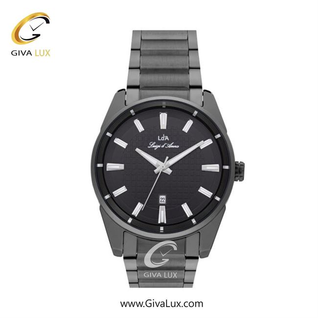 ساعت مچی اورجینال مردانه LdA | لوئیجی د آنا | Luigi d'Ana مشکی | مشکی| مشکی| کد رفرنس 2494