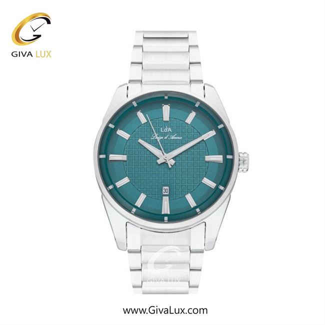 ساعت مچی اورجینال مردانه LdA | لوئیجی د آنا | Luigi d'Ana نقره ای | نقره ای| آبی| کد رفرنس 2494