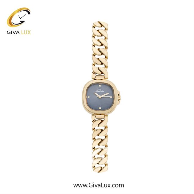 ساعت مچی اورجینال زنانه LdA | لوئیجی د آنا | Luigi d'Ana طلایی | طلایی| سرمه ای| کد رفرنس 2507