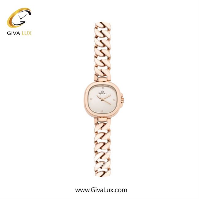 ساعت مچی اورجینال زنانه LdA | لوئیجی د آنا | Luigi d'Ana رزگلد | رزگلد| نقره ای| کد رفرنس 2507