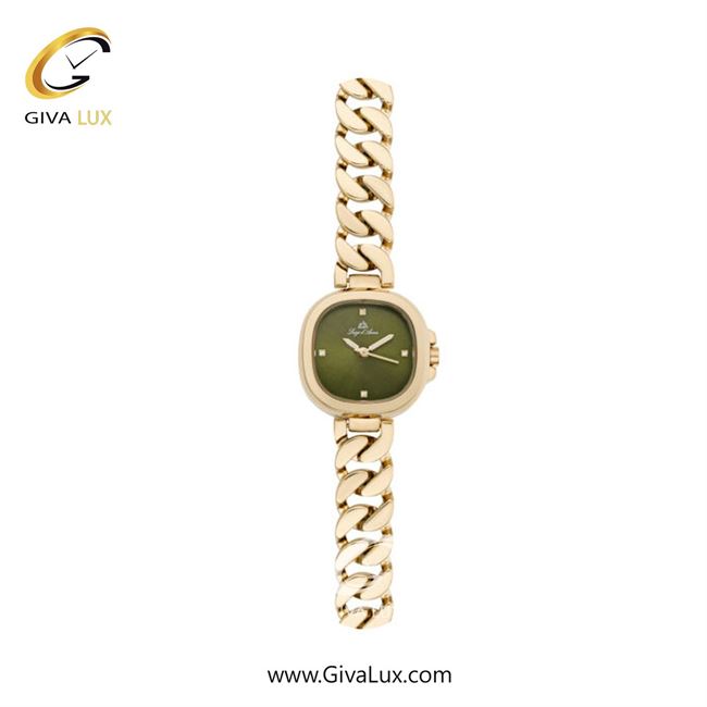 ساعت مچی اورجینال زنانه LdA | لوئیجی د آنا | Luigi d'Ana طلایی | طلایی| زیتونی| کد رفرنس 2507