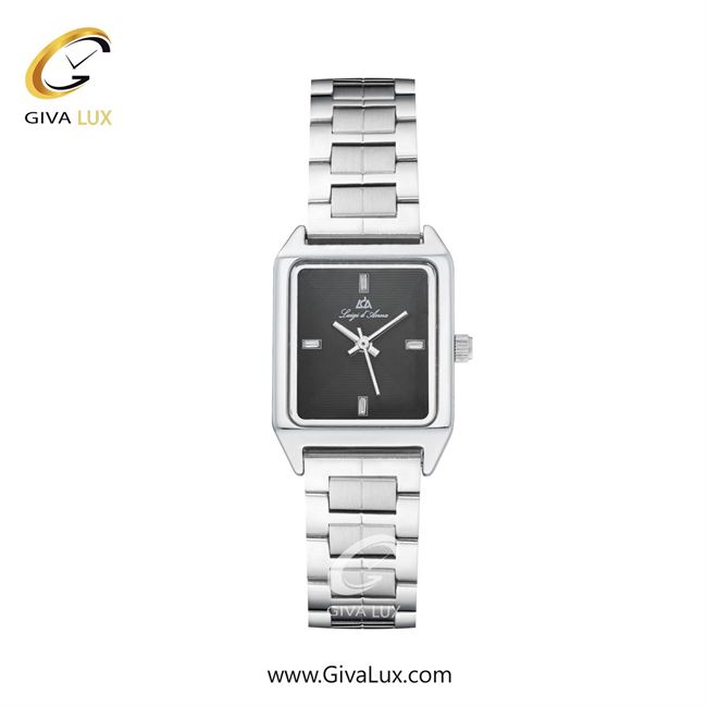 ساعت مچی اورجینال زنانه LdA | لوئیجی د آنا | Luigi d'Ana نقره ای | نقره ای| مشکی| کد رفرنس 2508