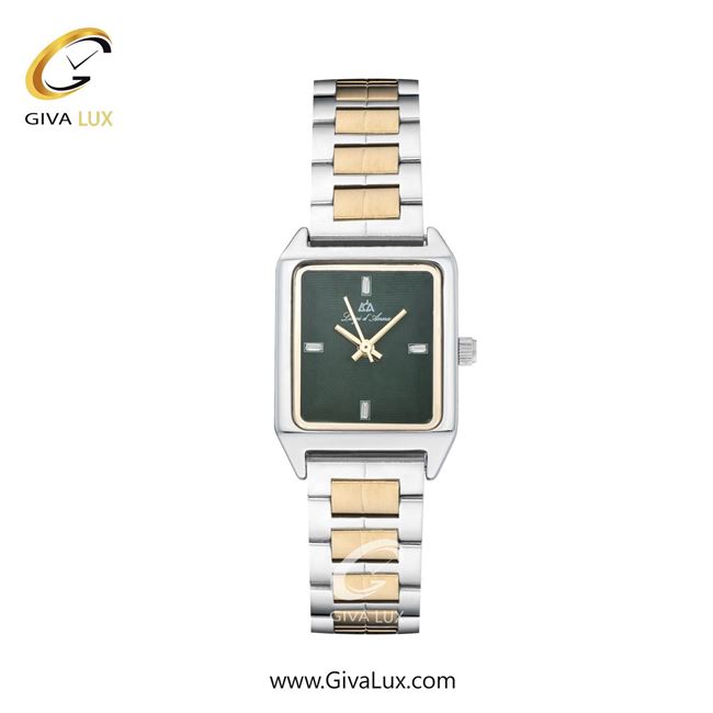 ساعت مچی اورجینال زنانه LdA | لوئیجی د آنا | Luigi d'Ana نقره ای | نقره ای-طلایی| سبز| کد رفرنس 2508
