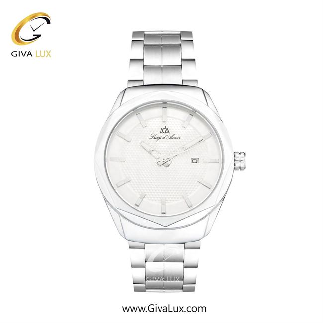 ساعت مچی اورجینال مردانه LdA | لوئیجی د آنا | Luigi d'Ana نقره ای | نقره ای| سفید| کد رفرنس 2516