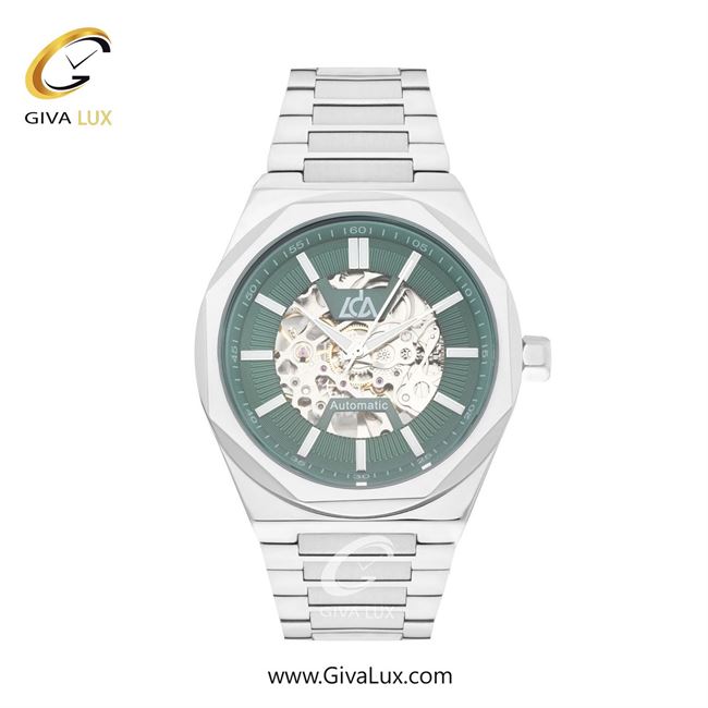 ساعت مچی اورجینال مردانه LdA | لوئیجی د آنا | Luigi d'Ana نقره ای | نقره ای| سبز| کد رفرنس 2520