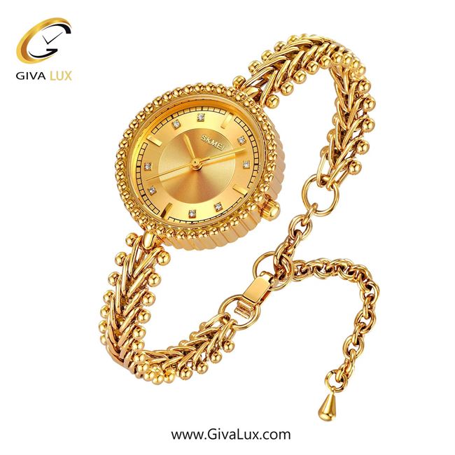 ساعت مچی اورجینال زنانه اسکمی (Skmei) طلایی | طلایی| سفید| کد رفرنس 2548 2548-04.jpg