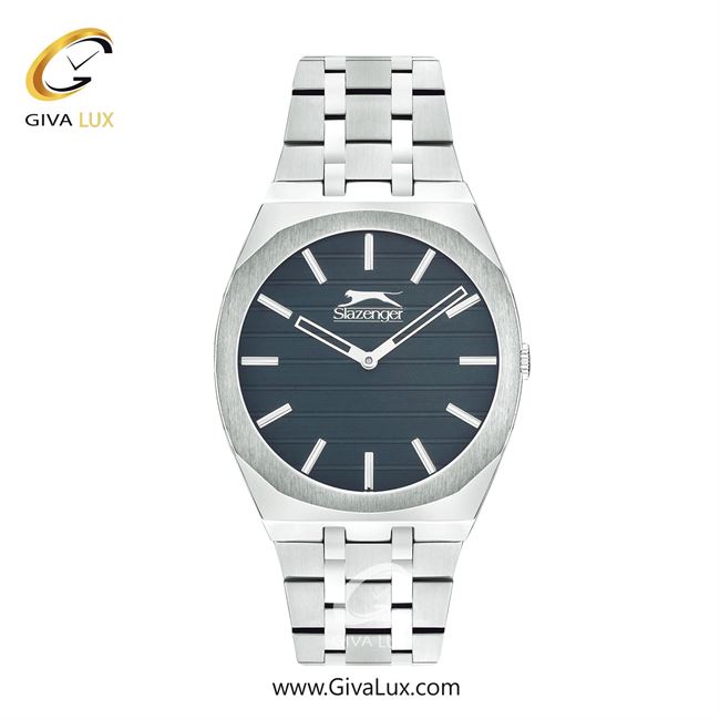 ساعت مچی اورجینال مردانه اسلازنگر | Slazenger نقره ای | نقره ای| سرمه ای| کد رفرنس SL.09.2310.1.08