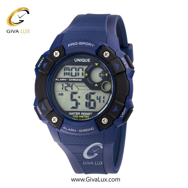 ساعت مچی اورجینال مردانه یونیک مشکی-سرمه ای | سرمه ای| مشکی| کد رفرنس S2607